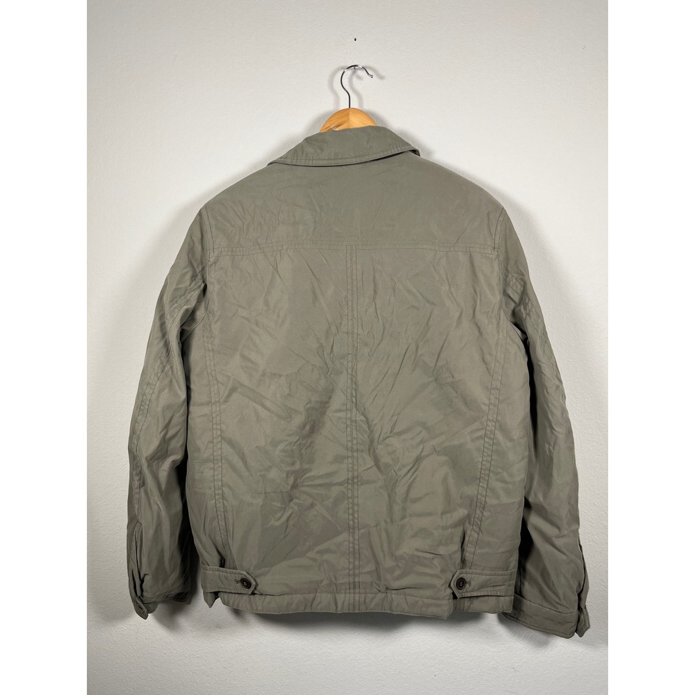Dockers Mens Olive Green Full Zip Golf Jacket Quilted Lining Size Large - Picture 6 of 6